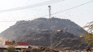 A satellite-based global study identified landfill sites in Secunderabad and Mumbai